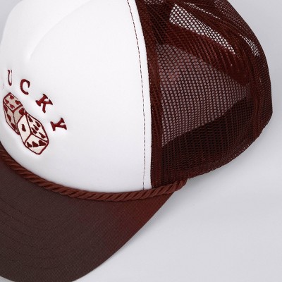 Concept One Lucky Dice Baseball Hat - White/Maroon - image 5
