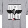 Women's - How to Train Your Dragon - Night Fury Flight Oversized Graphic T-Shirt - 2 of 4