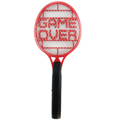 tennis racket shaped bug zapper