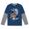Sleep On It Boys Soft Fleece 2- Piece Pajama Sleep Set - 2 of 4