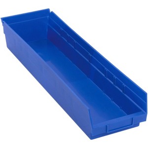 Quantum Storage Systems Economy Shelf Bin, 23-5/8"W X 6-5/8"D X 4"H - 1 of 2