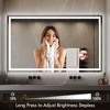 60x36 Inches Large Bathroom Mirror, FramelessVanity Mirror with Led Lights,Front Lit and Backlit,Wall-Mounted Mirror for Over Sink, Entryway, Bedroom - 4 of 4