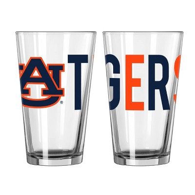 NCAA Auburn Tigers Overtime Pint Glass - 16oz