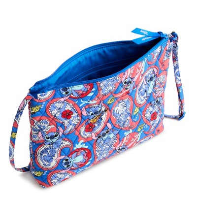 Vera Bradley Women's Disney Lilo and Stitch Cotton Large Hipster Crossbody Bag Stitch Monstera Paisley — фото 2