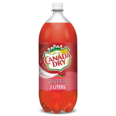 Canada Dry Cranberry Ginger Ale Soda - 2 L Bottle