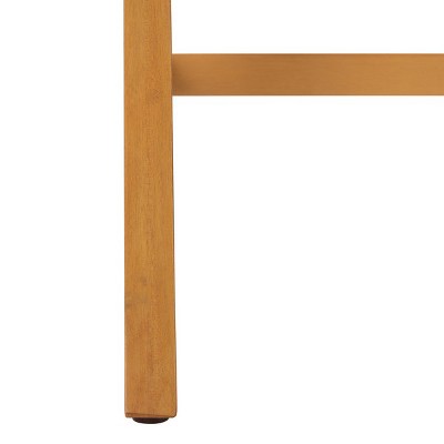 Ripley 46'' Oak and White Industrial Farmhouse Writing Desk
