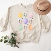 Simply Sage Market Women's Graphic Sweatshirt Bunny Egg Easter Chart - 3 of 3