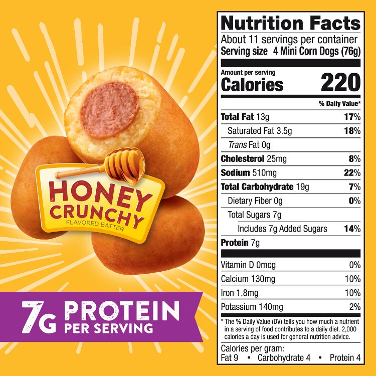 Foster Farms Mini Corn Dogs - Frozen - 29.3oz/40ct, 5 of 10