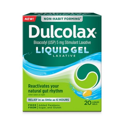 Dulcolax Digestive Liquid Softgels - 20ct