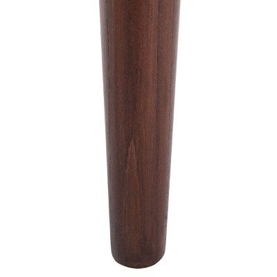 Transitional Brown Cowhide Leather Weave 47" Bench