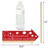 Big Dot of Happiness Funny Wild Mushrooms - Red Toadstool Party Photo Booth Props Kit - 10 Piece - 3 of 4