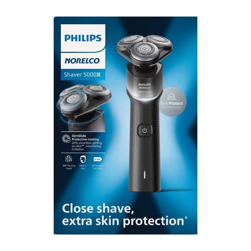 Philips Norelco Series 5000 Wet &#38; Dry Men&#39;s Rechargeable Electric Shaver - X5004/84, 3 of 14