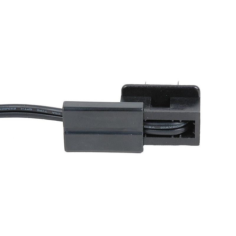 Novelty Lights Black Snap-On Vampire Plug SPT-1 for C9/C7 Socket or Zip Cord Wire, 3 of 5