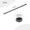Unique Bargains High Impact Water Plumb Cable Sleeve PVC Rigid Round Pipes 9" Length - 2 of 3