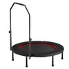 Jump Into Fun 40inch Foldable Mini Trampoline Comes with N-shaped handle three adjustable levels For Indoor and Outdoor Use - 3 of 4