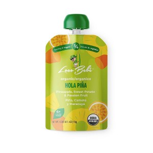 Loco Bebe Hola Pina Baby Food Pouch - 4oz - 1 of 1