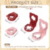 Unique Bargains PP Flower/Heart Shape Crustless Sandwich Cookie Cutters 2 Pcs - 2 of 4