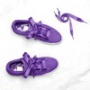 INSPIRE CHIC Women's Flat Ribbon Solid Color Sneakers Shoelaces 2 Pairs - 4 of 4