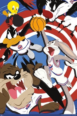 Trends International Looney Tunes: Space Jam - Court Framed Wall