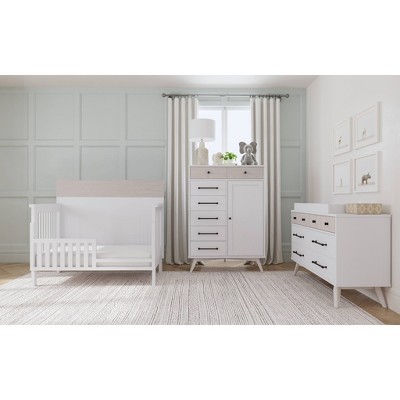 Westwood Design Rowan 4-in-1 Convertible Crib Toddler Rail - Off White