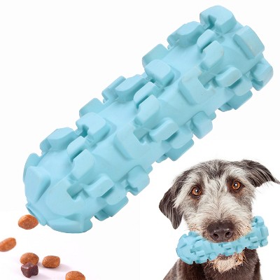 Ice Lolly Dog Toys for Aggressive Chewer, Tough Dog Chew Toys for Medium Large Dogs, Water&Milk Freezable Rubber Dog Toy, Treat Dispensing Toys