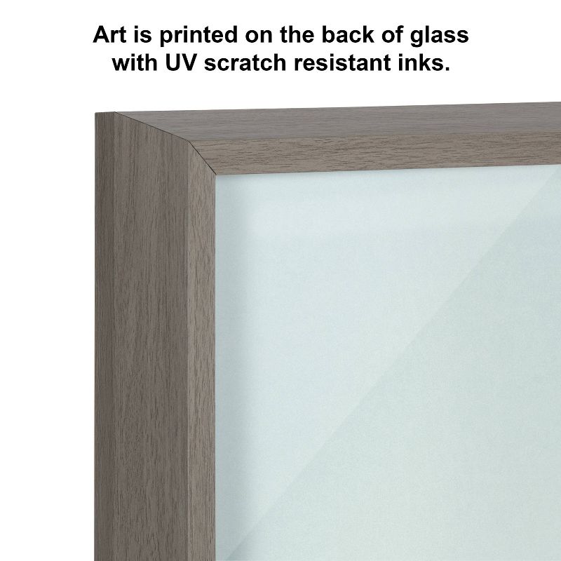 18&#34; x 24&#34; Blake 7 Palms by Simon Te of Tai Prints Framed Printed Glass Dry Erase Board Gray - Kate &#38; Laurel All Things Decor, 4 of 7