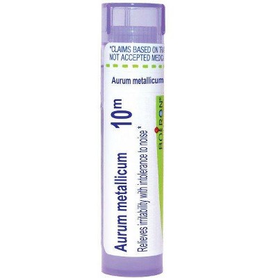 Aurum Metallicum 10M by Boiron Homeopathic Single Medicine For Stress & Sleep  -  80 Pellet