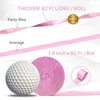 PartyWoo Crepe Paper Streamers Pink Hot Red 4 Rolls 328 ft 1.8 Inch x 82 Ft Roll - 3 of 4