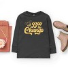 The Juniper Shop SmileyWorld Bee the Change Youth Long Sleeve Tee - 3 of 4