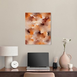 Art Remedy Dried Peach in Caramel Syrup Watercolor Boho Abstracts Unframed - 1 of 4