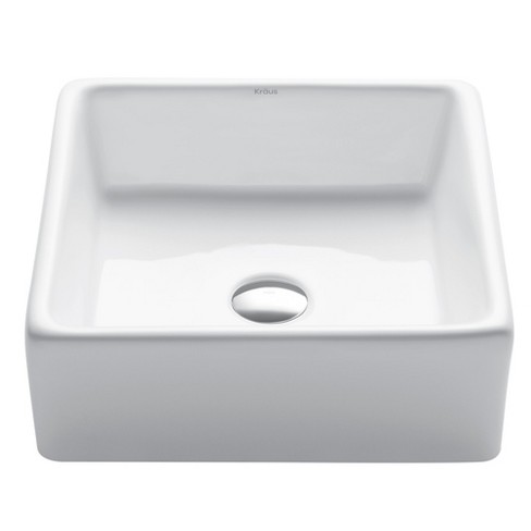 Kraus Kcv 120 So 15 Ceramic Vessel Bathroom Sink Only