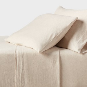 Cotton Jersey Sheet Set - Threshold™ - 1 of 4