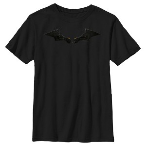 Boy's The Batman Black Armor Batarang T-Shirt - 1 of 4