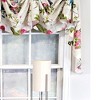 RLF Home Luxurious Modern Design Garden Pallet Victory Swag 3-Scoop Window Valance 50" x 25" - 3 of 4