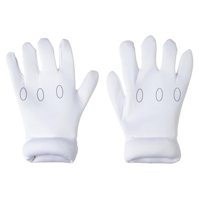 Super Mario Brothers Hands Adult Costume Gloves One Size Fits Most