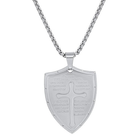 Steeltime cross necklace shop