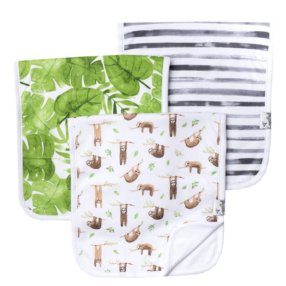 Copper Pearl Noah Burp Clothes - 3pk