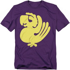 Legends Of The Hidden Temple Purple Parrots Adult T-Shirt Purple X Large - 1 of 4