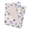 Universal Curious George White, Blue, Red, and Yellow Balloons, Bananas and Hats Super Soft Cuddly Plush Baby Blanket - 2 of 4
