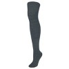 CTM Women's Cable Knit Over-The-Knee Soft Socks (3 Pairs) - 3 of 4