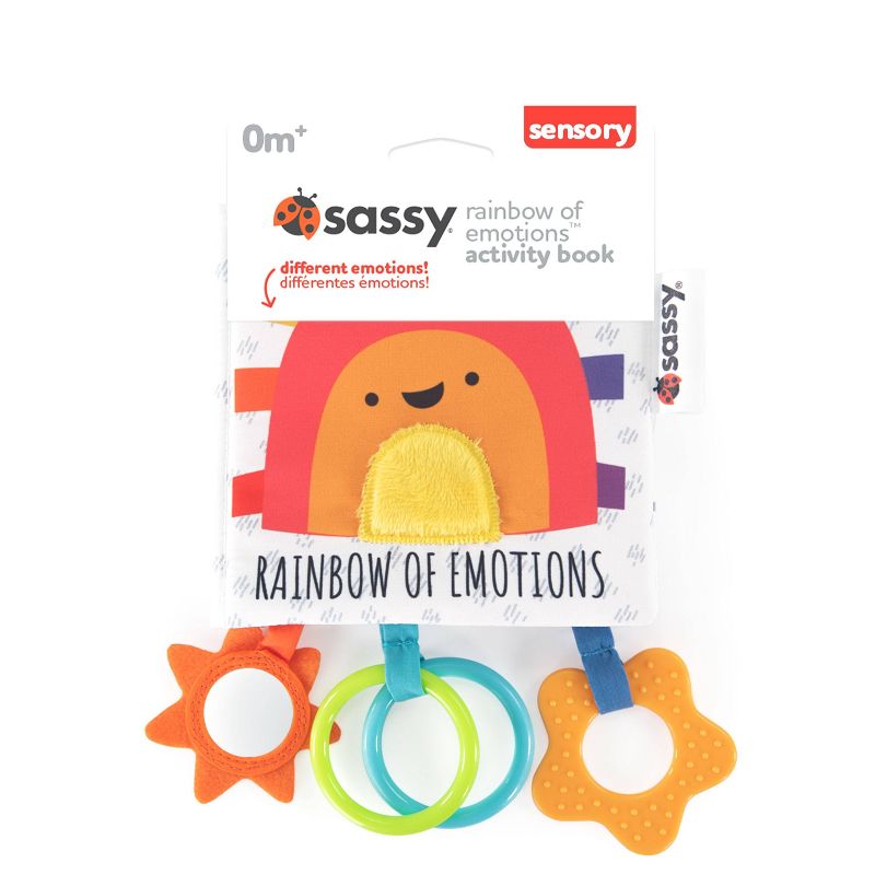 Sassy Toys Rainbow of Emotions Activity Book Baby Learning Toy, 4 of 5