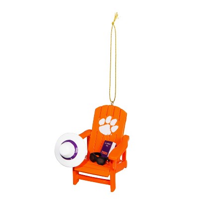 Evergreen Clemson University Adirondack Chair Ornament