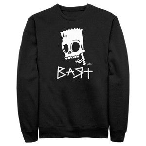 Men's The Simpsons Skeleton Bart Sweatshirt - 1 of 4