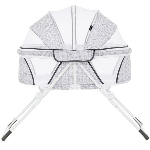 Dream On Me Karley Plus Portable Bassinet With Removable Canopy And Folding Legs Target