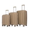 KWPZQEB Luggage Sets, Hardshell Suitcase With Silent Wheels, Carry on Suitcase, PP Durable Suitcase with TSA Lock, 20"/24"/28" - 2 of 4