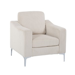 CAVINAS Modular Sectional Sofa Corduroy Upholstered Armchair Sofa for Living Room - 1 of 4