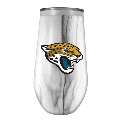 NFL Jacksonville Jaguars Tall Stemless Marble Tumbler - 16oz