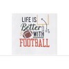 C&F Home Life With Football Embroidered Cotton Flour Sack Kitchen Towel - 3 of 3