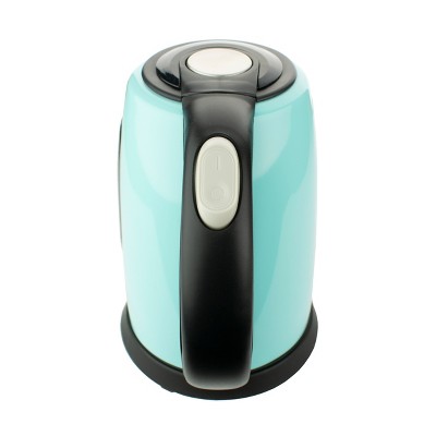 Aqua Blue Stainless Steel Cordless Electric Kettle, 1 Liter