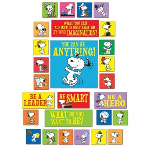 Eureka® Peanuts® You Can Be Anything Bulletin Board Set - 1 of 3